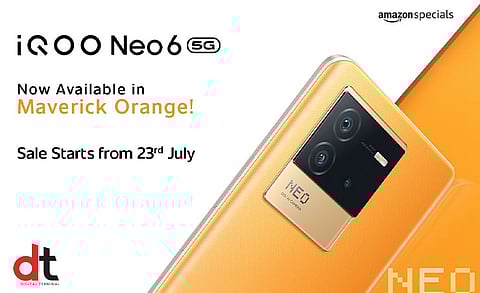 iQOO Launches its Neo 6 Smartphone in New Maverick Orange Color Variant