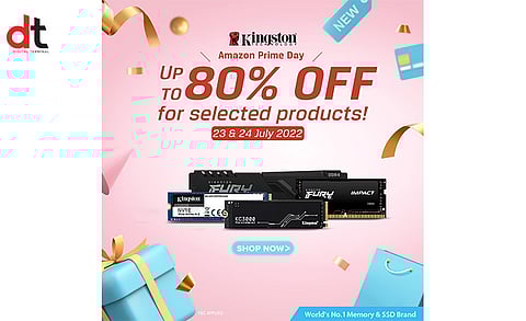 Kingston Announces Up to 80% Off on Selected Products for Amazon Prime Day