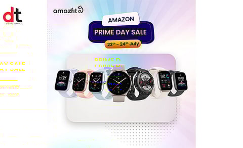 Amazfit Launches Exciting Offers on its Best-selling Smartwatches for Prime Day Sale