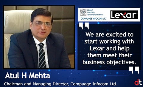 Compuage Infocom Appointed as Official Indian Distributor of Lexar