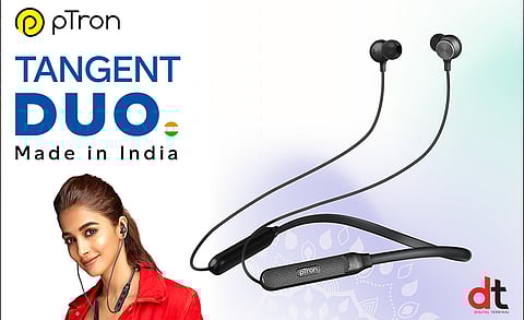 pTron Unveils New Tangent Duo Made in India Neckband