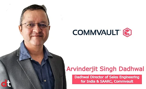 Commvault Ropes in Arvinderjit Singh Dadhwal as Director of Sales Engineering for India & SAARC