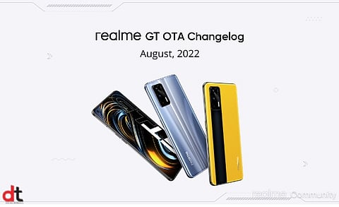 Realme Rolls Out New OTA Changelog Update for GT 5G & GT 2 Smartphones