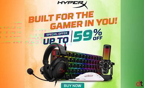 HyperX Announced 59% Discount on its Gaming Products for Amazon and Flipkart Sale