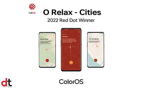 OPPO Won Four Red Dot Design Award for its ColorOS 12