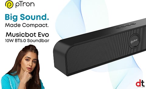 pTron Unveils Musicbot Evo Soundbar Audio System