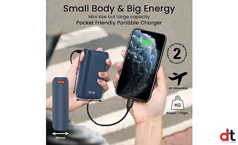 EVM Unveils Enfast+ 10000 mAh Power Bank With A Quick Charge Feature