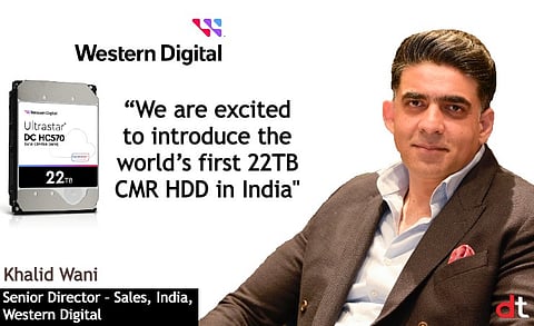 Western Digital Launches World’s First 22TB CMR HDDs In India