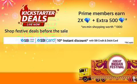 Amazon Launches ‘Kickstarter’ Deals Ahead of Great Indian Festival 2022
