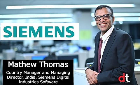 Siemens Digital Industries Software Ropes in Mathew Thomas as Country Manager and MD for India