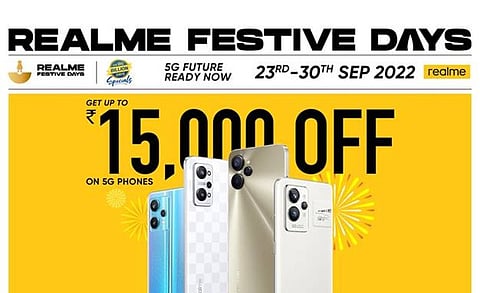Realme Launches Festive Days Sale, Starting From 23rd September