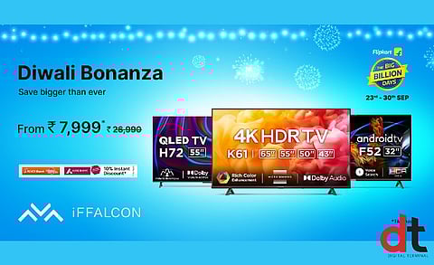 iFFALCON Announces Exciting Offers on its Smart TVs for Flipkart Big Billion Days
