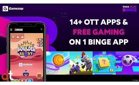 Tata Play Binge Partners with Gamezop to Provide Games for its Users