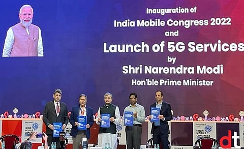 PM Modi Launched 5G Service on Day 1 of India Mobile Congress 2022