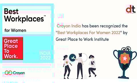 Crayon Software Experts India Recognized as Among India's Best Workplaces for Women 2022