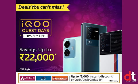 iQOO Launches iQOO Quest Days with Attractive Deals on Popular Smartphones