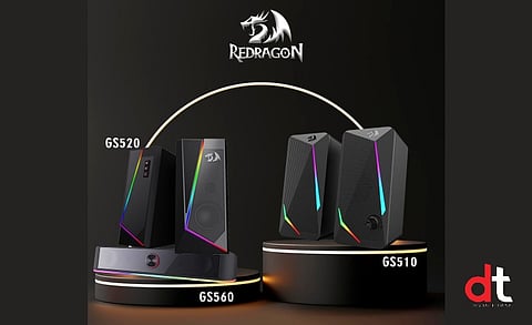 Redragon Introduces 3 New Gaming Speakers with Touch-controlled RGB Lighting