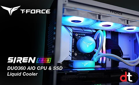 TEAMGROUP Introduces T-FORCE SIREN DUO360 ARGB CPU & SSD AIO Liquid Cooler