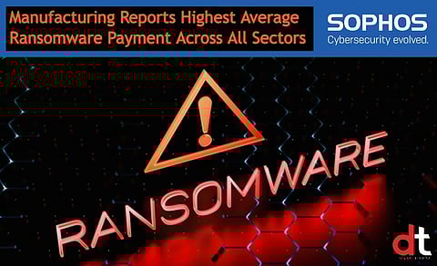 Manufacturing Sector Hit Hardest by Ransomware: Sophos