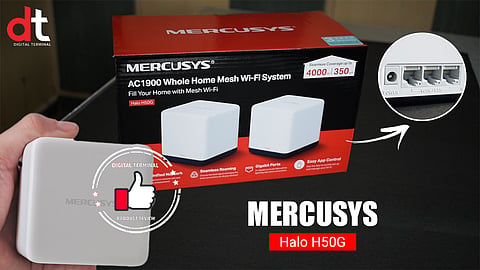 Mercusys Halo H50G Whole Home Mesh Wi-Fi System