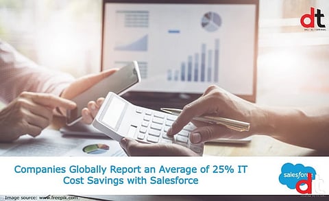 Salesforce Helping Global Companies to Save an Average of 25% IT Cost