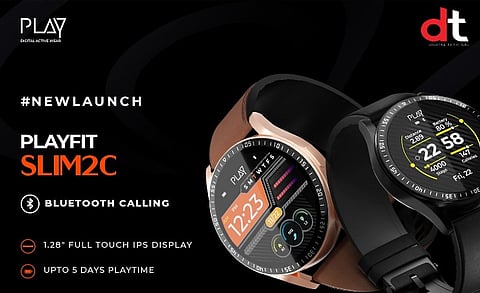 PLAY Launches Stunningly Designed SLIM2C Smartwatch