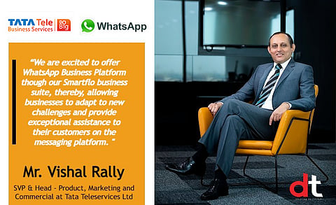 Tata Tele Business Services to Offer Whatsapp Business Platform Though Smartflo Business Suite