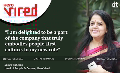 Hero Vired Appoints Samra Rahman as Head, People, and Culture
