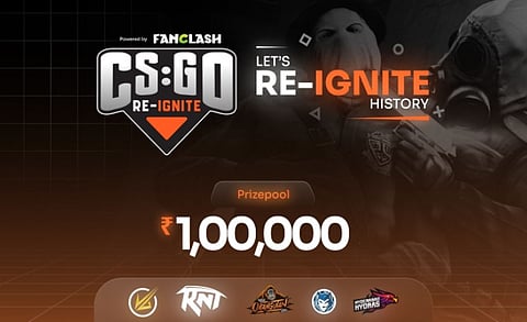FanClash Unveils CS:GO Reignite Esports Tournament with Prize Money of Rs 1 Lakh