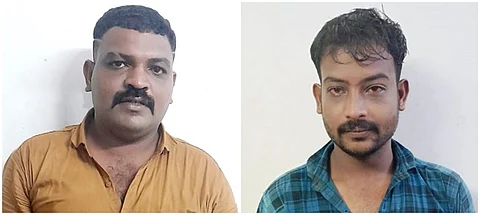 கைது செய்யப்பட்டுள்ள அனாஸ் - கதிரேசன்