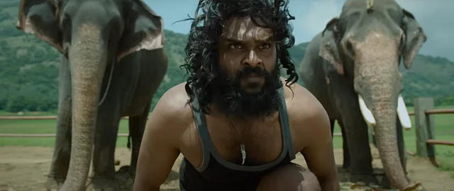படைத்தலைவன் படத்தில் நடிகர் சண்முக பாண்டியன்