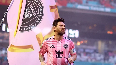 leo Messi at FIFA Club World Cup.
