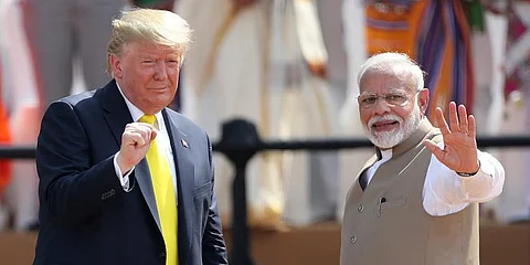 Modi talk with Trump