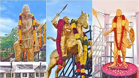 தமிழகத்தில் 4 ஆண்டுகளில்
தலைவா்களுக்கு 63 சிலைகள், 11 மணிமண்டபங்கள்!