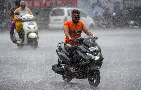 heavy rain