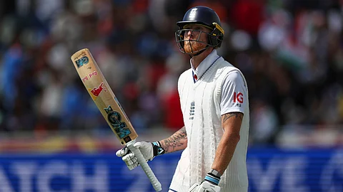 England captain Ben Stokes out
