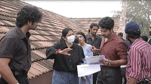 Parasakthi making scene...