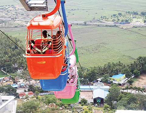 பழனி மலைக் கோயிலில் ரோப் கார் சேவை நாளை முதல் மீண்டும் இயக்கப்படும்