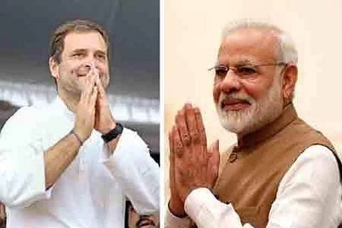 பிரதமர் உரைக்குப் பின் மோடிக்கு உலக நாடக தின வாழ்த்துகள் சொன்ன ராகுல்!