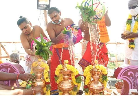 புழல் ஸ்ரீஏகவல்லி அம்மன் கோயிலில் பிப்.24-ல் மஹா கும்பாபிஷேகம்