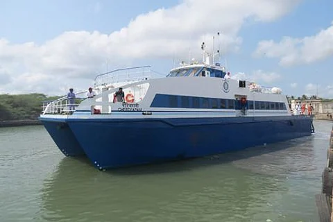 நாகை - இலங்கை பயணிகள் கப்பல்.