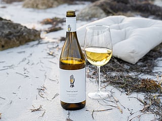Hand on Heart Chardonnay offers a refined, alcohol-free option for Damp January sipping