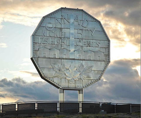 Northeastern Ontario, Sudbury, The Big Nickel, the Big Nickel at Dynamic Earth in Sudbury. Photo Courtesy of Destination Ontario