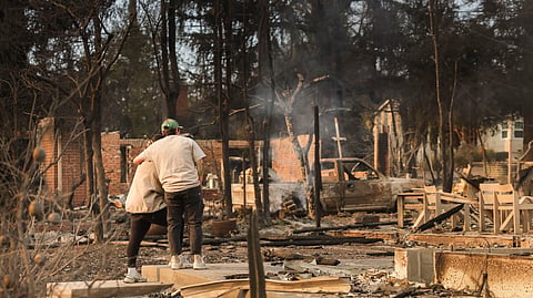 A vaga de incêndios começou a 7 de janeiro