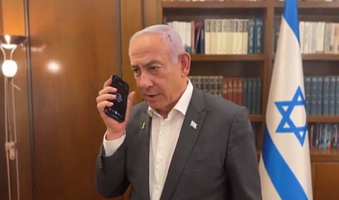 Benjamin Netanyahu.
