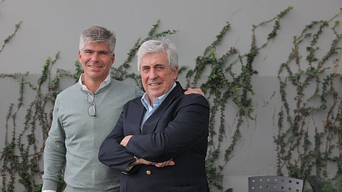 Gonçalo Rebelo de Almeida, CEO do grupo Vila Galé, e Jorge Rebelo de Almeida, fundador e presidente.