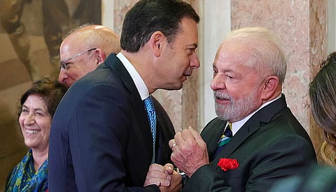 Será um reencontro entre Lula da Silva e Luís Montenegro.