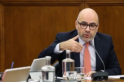 Ministro das Infraestruturas e Habitação, Miguel Pinto Luz.