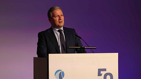 Marco Galinha na conferência do 50.º aniversário da VASP.