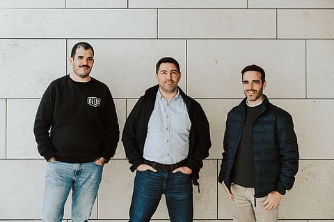 Nelson Rodrigues, à direita na imagem, com Ricardo Luiz (ao centro) e Gonçalo Neves